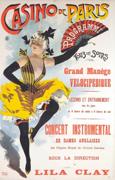 Grand Manege Velocipedique  by Jean De Paleologue - Hand-Painted Oil Painting Reproduction