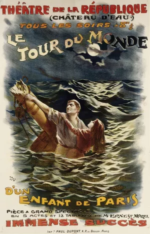 Le Tour Du Monde D'un Enfant De Paris by Jean De Paleologue Oil Painting