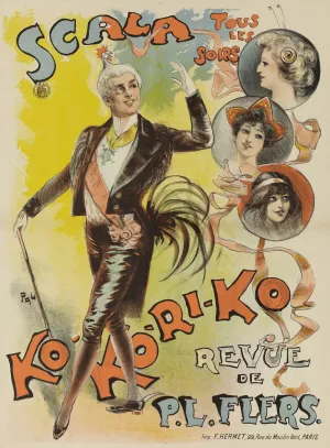 Scala Tous Les Soirs Ko-Ko-Ri-Ko by Jean De Paleologue Oil Painting