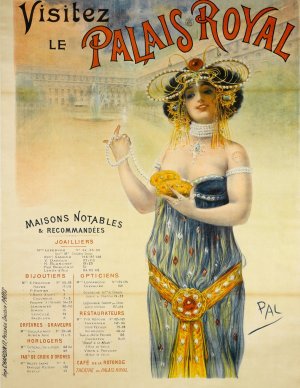 Visitez Le Palais Royal by Jean De Paleologue Oil Painting