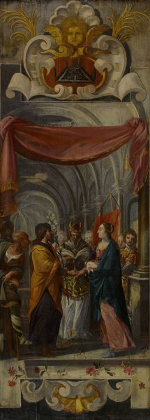 Le Mariage de la Vierge by Jean De Saint-Igny Oil Painting