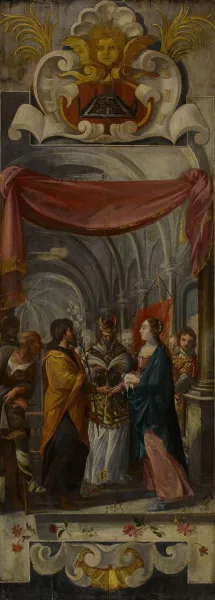 Le Mariage de la Vierge by Jean De Saint-Igny Oil Painting