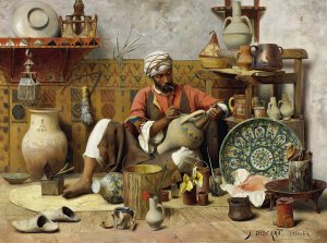 The Pottery Studio by Jean Discart Oil Painting