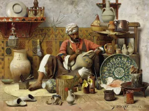 The Pottery Studio by Jean Discart Oil Painting