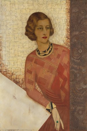 Juliette de Saint Cyr by Jean Dunand Oil Painting