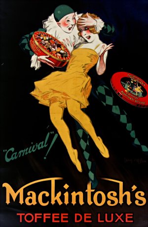 Carnival! Mackintosh's toffee de luxe by Jean D'Ylen Oil Painting