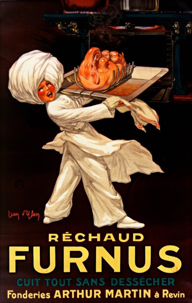 Rechaud Furnus cuit tout sans dessecher  by Jean D'Ylen - Hand-Painted Oil Painting Reproduction