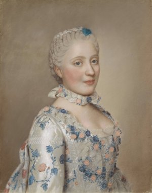 Maria Josepha of Saxony, Dauphine of France by Jean-Etienne Liotard Oil Painting