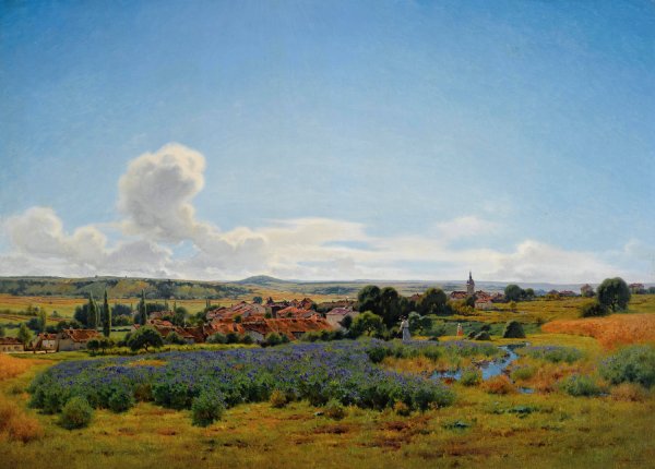 Main Product Photo of Fresnes  Painting by Jean Ferdinand Monchablon