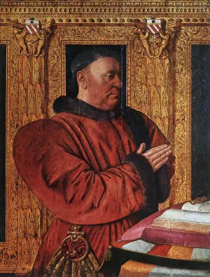 Portrait of Guillaume Jouvenel des Ursins by Jean Fouquet Oil Painting