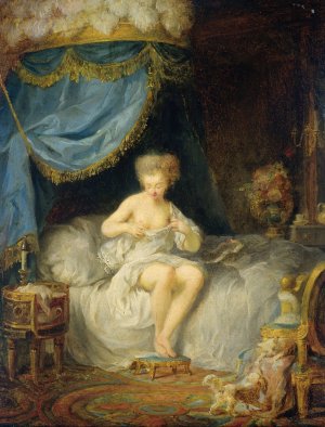 Evening Toilet by Jean-Frederic Schall Oil Painting