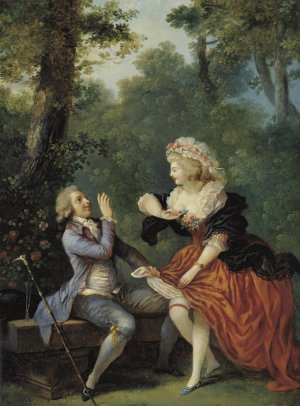 La Resistance by Jean-Frederic Schall Oil Painting