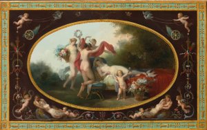 Sleeping Venus by Jean-Frederic Schall Oil Painting