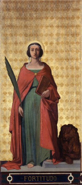 Fortitudo  by Jean-Francois Bremond - Hand-Painted Oil Painting Reproduction