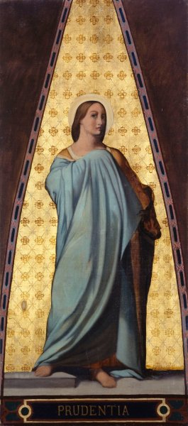 Prudentia by Jean-Francois Bremond Oil Painting