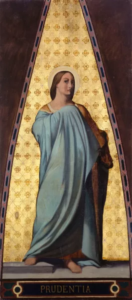 Prudentia by Jean-Francois Bremond Oil Painting