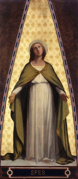 Spes by Jean-Francois Bremond Oil Painting