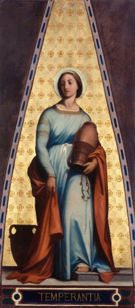 Temperantia  by Jean-Francois Bremond - Hand-Painted Oil Painting Reproduction