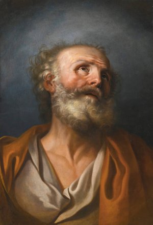 A Saint In Ecstasy by Jean-Francois De Troy (Follower) Oil Painting