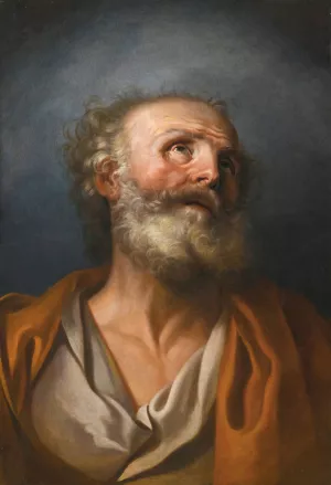 A Saint In Ecstasy by Jean-Francois De Troy (Follower) Oil Painting