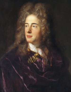 Portraet af miniaturemaler Jacques-Antoine Arlaud by Jean-Francois De Troy Oil Painting
