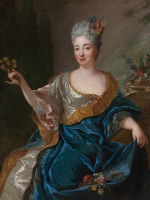 Portrait Of A Lady Oil painting by Jean-Francois De Troy
