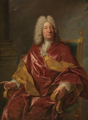 Portrait Of A Man by Jean-Francois De Troy Oil Painting
