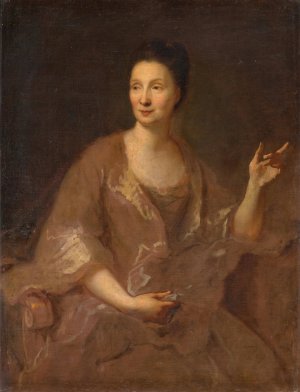 Portrait Of A Woman by Jean-Francois De Troy Oil Painting
