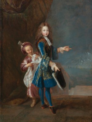 Portrait Of Louis Alexandre De Bourbon, Comte De Toulouse by Jean-Francois De Troy Oil Painting