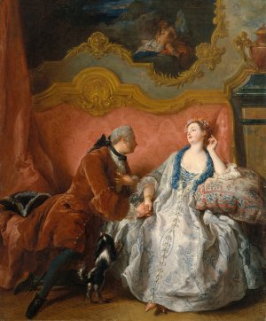 The Declaration of Love by Jean-Francois De Troy Oil Painting