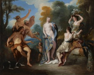 The Judgement Of Paris by Jean-Francois De Troy Oil Painting