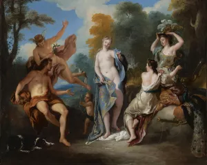 The Judgement Of Paris by Jean-Francois De Troy Oil Painting