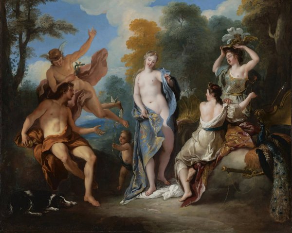 The Judgement Of Paris by Jean-Francois De Troy - Hand-Painted Oil Painting Reproduction