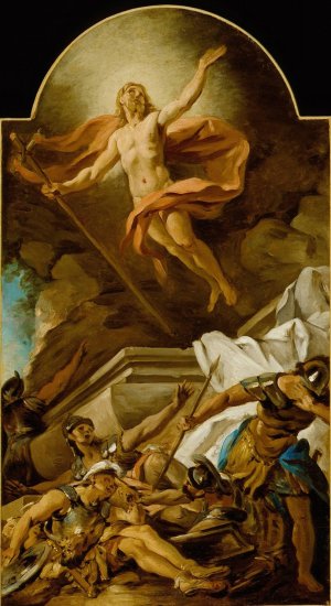 The Resurrection by Jean-Francois De Troy Oil Painting