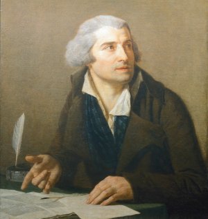 Marie Joseph Chentier by Jean Francois Hue Oil Painting
