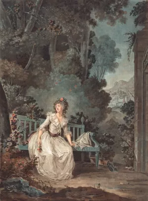 Nina, Ou La Folle Par Amour Oil painting by Jean Francois Janinet