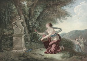 Offrande a l'amour by Jean Francois Janinet Oil Painting
