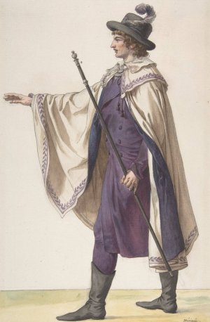 A Justice of the Peace by Jean Francois Leonor Merimee Oil Painting