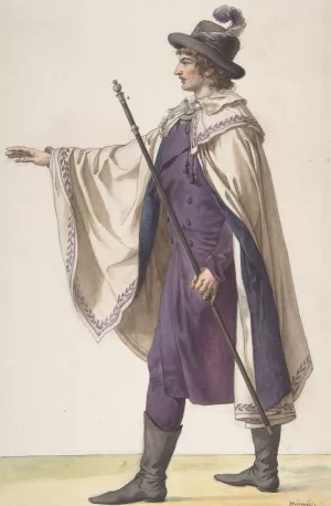 A Justice of the Peace Oil painting by Jean Francois Leonor Merimee