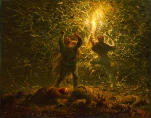 Bird's-Nesters by Jean-Francois Millet Oil Painting