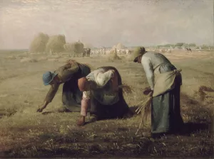 Gleaners by Jean-Francois Millet Oil Painting