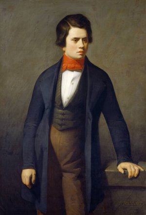 Leconte de Lisle by Jean-Francois Millet Oil Painting