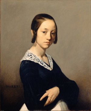 Louise-Antoinette Feuardent by Jean-Francois Millet Oil Painting