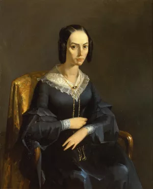 Madame Valmont by Jean-Francois Millet Oil Painting