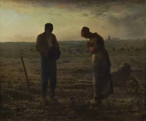 The Angelus by Jean-Francois Millet Oil Painting