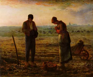 The Angelus painting by Jean-Francois Millet