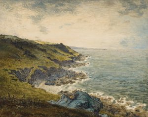 The Coast at Greville by Jean-Francois Millet Oil Painting