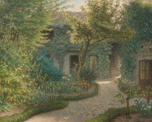 Theodore Rousseau's House In Barbizon by Jean-Francois Millet Oil Painting