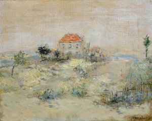 La villa - Environs de Paris Oil painting by Jean Francois Raffaelli