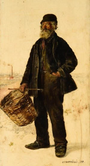 Le chiffonnier Oil painting by Jean Francois Raffaelli